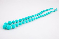 Nom Nom Baby Ethan Silicone Teething Necklace - Turquoise