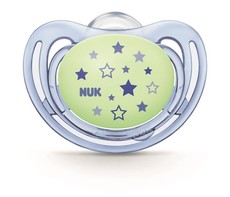 Nuk Freestyle Night Silicone Soother Stars