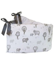 Cotton Collective Cot Bumper Set - Little Sheep