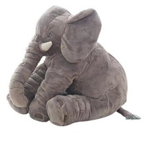 Elephant Pillow - Grey (Size: Small)