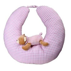 FlyByFly Maternal Pillow with a Bear - Pink