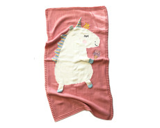 Fox Fable Magical Unicorn Blanket in Gift Tin