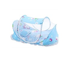 Happy Baby Pop Up Baby Bed Net - Blue/ Multicolor