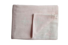 Little Love Reversible Swiss Cross Blanket - Blush