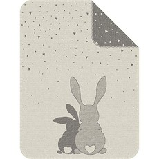 Lush Living Baby Blankets Receiver - Bunny Love - 70 x 100 cm