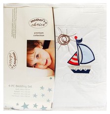 Mothers Choice 4 Piece Bedding Set Nautical