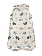 Olive Tree - 4 layer muslin sleeveless summer sleeping bag - Elephant