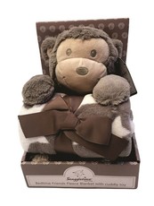 Snuggletime - Bedtime Friends Fleece Blanket - Monkey