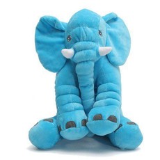 Totland Elephant Pillow - Blue