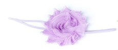 Fine Flower Headband - Lilac