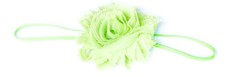 Fine Flower Headband - Lime