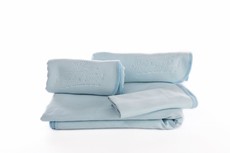 Wonder Towel Microfibre Baby Bath Set - Light Blue