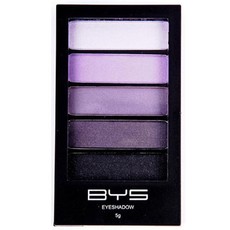 BYS Cosmetics 5 Palette Eyeshadow Smokey Purples - 5g