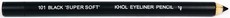 BYS Cosmetics Eyeliner Pencil Supersoft Black - 1g