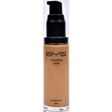 BYS Cosmetics Liquid Foundation Natural Tan - 30ml