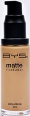 BYS Cosmetics Matte Liquid Foundation Medium Beige - 30ml