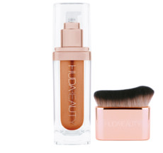 Huda Beauty NYMPH (Aurora) + Body Blur & Glow Brush Combo