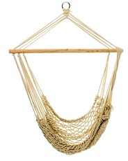 Essentials - Crochet Hanging Chair - Yellow