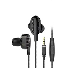 Dual Dynamic Earphone Four Speaker Headphone