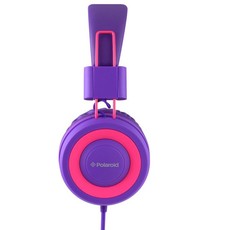 Polaroid Foldable Headphones - Pink & Purple