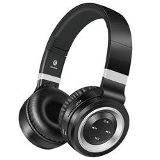 Volkano Lunar Series Bluetooth Folding Headphones - Black/Silver