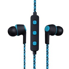 Volkano Moda Series Nylon Bluetooth Earphones - Blue