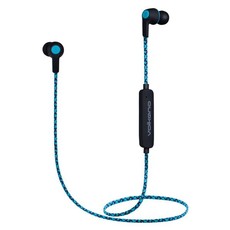 Volkano Moda Series Nylon Bluetooth Earphones - Blue