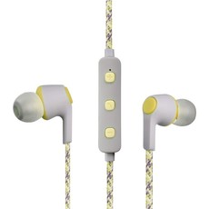 Volkano Moda Series Nylon Bluetooth Earphones - Yellow