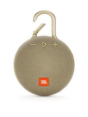 JBL CLIP 3 Portable Bluetooth Speaker - Sand