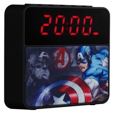 Marvel Avengers Fabric Bluetooth Speaker with Alarm Clock