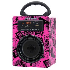 Polaroid Rock Bluetooth Speaker - Black & Pink