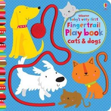 Baby's Very First Fingertrail Play book Cats and Dogs