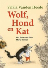 Wolf hond en kat