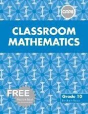 Classroom mathematics: Gr 10: Teacher's guide