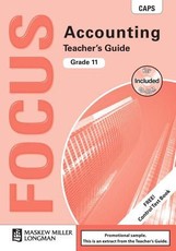 Focus accounting CAPS: Gr 11: Teacher's guide