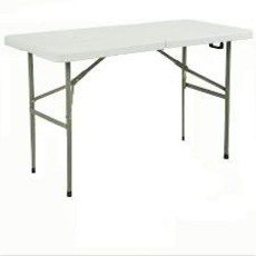 Folding Camping Table - White (1.24m)