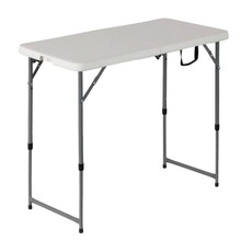 Height Adjustable Craft Camping and Utility Folding Table 1.22M