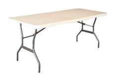 Lifetime - Versatile 183cm Folding Table - White