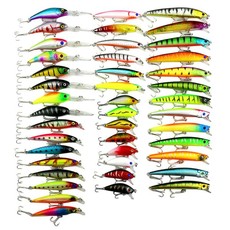 Hengjia 43pcs Minnow Hard Bait Lure (6 Models)