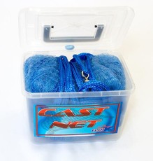 FishX Monofilament Fishing Cast Net 6 with Box (Blue)