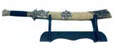 Chinese Style Steel Metal Dagger Short Sword - Snakeskin (50cm)