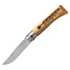 Opinel No 10 Stainless Steel Corkscrew Knife