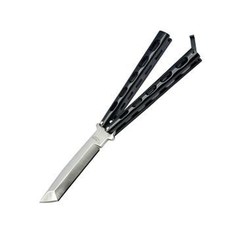 Ace Butterfly Square Nose Knife - Black Hole Handle