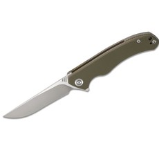 C804A Courser Flipper Knife OD Green G10 Handles