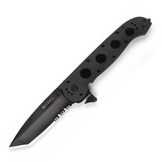 CRKT M16-14ZLEK Tanto Partially Serrated Black