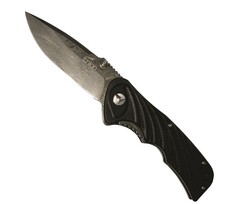 Enlan - Bald Damascus G10 Liner Lock Tin - Black