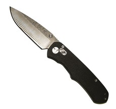 Enlan - Bat-Hawk Damascus G10 U-Lock Tin - Black