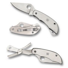 Spyderco Knife with Scissors