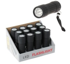 Bulk Pack 8 x Travelmart Plastic LED Torch (3 x AAA)