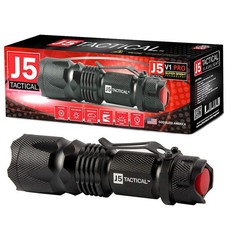 J5 Tactical Pro 300 Lume LED Flashlight Torch